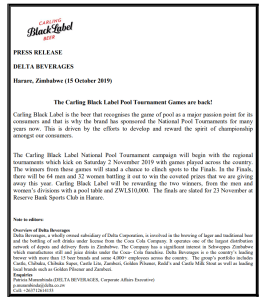 Carling Black Label Pool Tournament 2019 Press Release_11