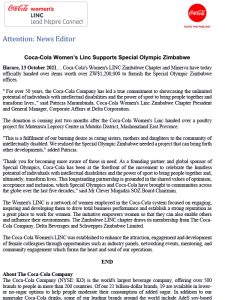 Coca-Cola-Women's-LINC-SOZ-Donation-PRESS-Release