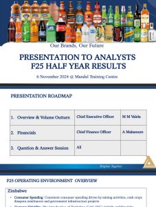 Presantation to analysts September