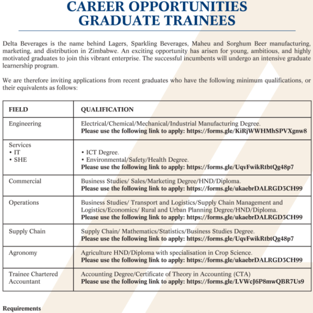 Career opportunities Career opportunities