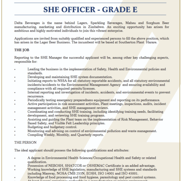 SHE OFFICER SHE OFFICER