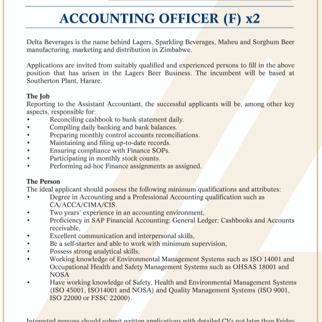 Account Officer Account Officer