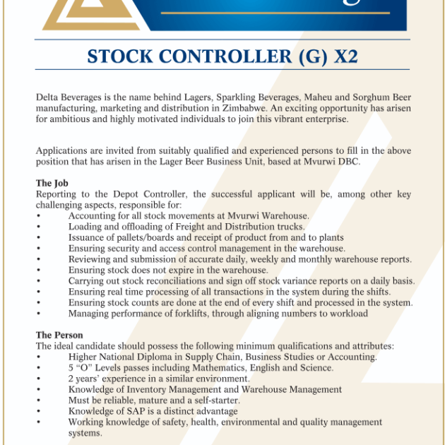 Stock Controller Stock Controller