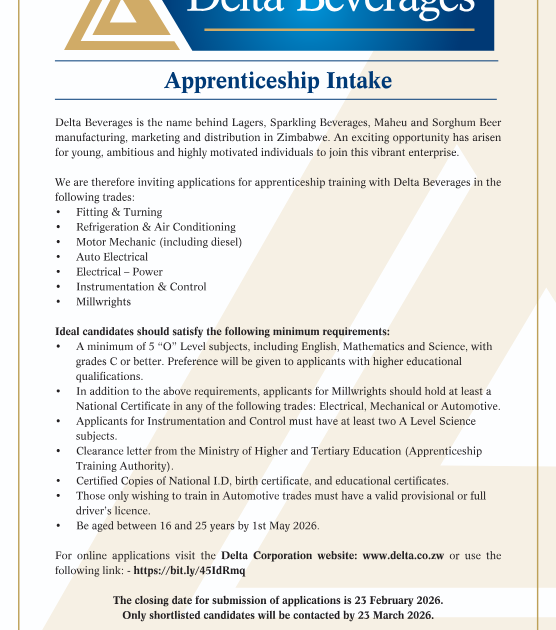 Apprenticiship intake